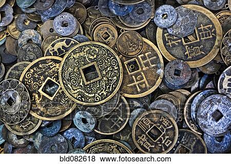 Stock Photo - Close up of Vietnamese coins. Fotosearch