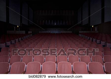 Stock Photo - Empty movie theater. Fotosearch