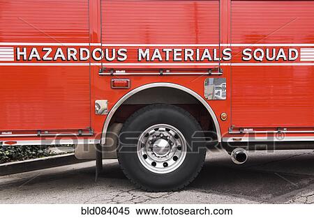 Hazardous Materials Squad truck View Large Photo Image Stock Photography - Hazardous Materials Squad truck. Fotosearch