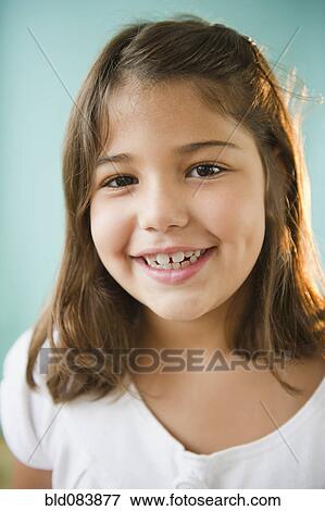 Smiling Hispanic girl View Large Photo Image Stock Photo - Smiling Hispanic girl. Fotosearch