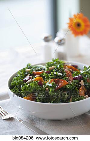 Healthy salad in bowl View Large Photo Image Stock Photograph - Healthy salad in bowl. Fotosearch