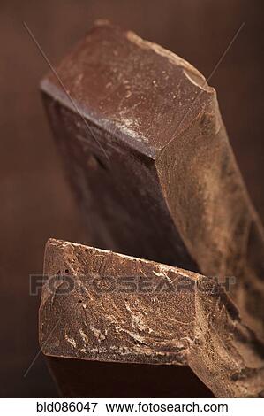 Close up of bars of chocolate View Large Photo Image Stock Photo - Close up of bars of chocolate. Fotosearch