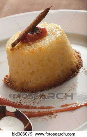 Stock Photo - Close up of dessert cake. Fotosearch