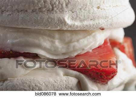 Close up of strawberry dessert View Large Photo Image Stock Photo - Close up of strawberry dessert. Fotosearch