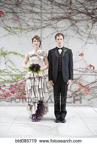 Glamorous bride and groom View Large Photo Image Stock Photo - Glamorous bride and groom. Fotosearch