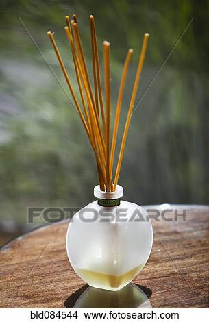Sticks of incense in glass jar View Large Photo Image Picture - Sticks of incense in glass jar. Fotosearch