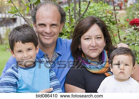 Chilean family posing outdoors View Large Photo Image Stock Image - Chilean family posing outdoors. Fotosearch