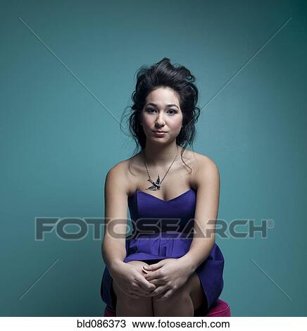 Glamorous mixed race woman in strapless dress View Large Photo Image Stock Image - Glamorous mixed race woman in strapless dress. Fotosearch