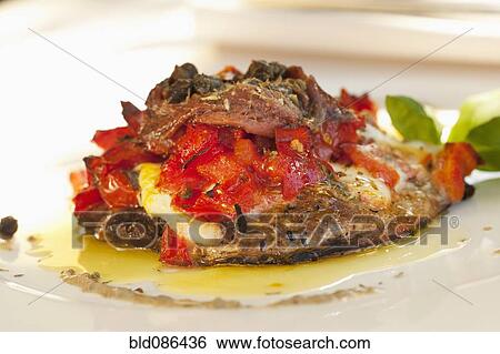 Plate of eggplant entree View Large Photo Image Stock Photograph - Plate of eggplant entree. Fotosearch