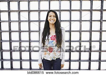 Stock Photography - Smiling Hispanic teenager. Fotosearch