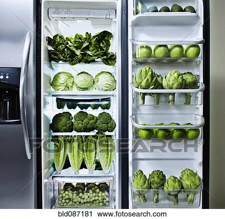 Green vegetables in refrigerator View Large Photo Image Stock Image - Green vegetables in refrigerator. Fotosearch