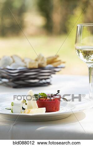 Italian cheese plate with tomato aspic View Large Photo Image Stock Image - Italian cheese plate with tomato aspic. Fotosearch