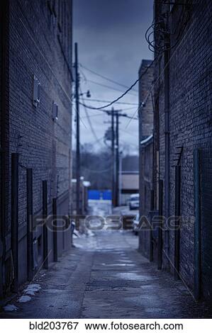 Abandoned urban alleyway View Large Photo Image Stock Photo - Abandoned urban alleyway. Fotosearch