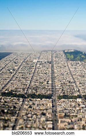 Stock Image - Aerial View of San Francisco. Fotosearch