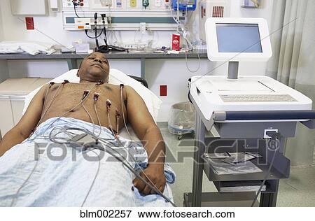 African American man in hospital bed View Large Photo Image Stock Photo - African American man in hospital bed. Fotosearch