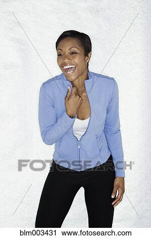 African woman laughing View Large Photo Image Stock Image - African woman laughing. Fotosearch