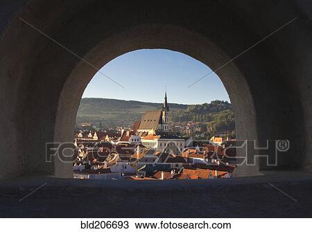 Archway to an Old World Cityscape View Large Photo Image Stock Image - Archway to an Old World Cityscape. Fotosearch