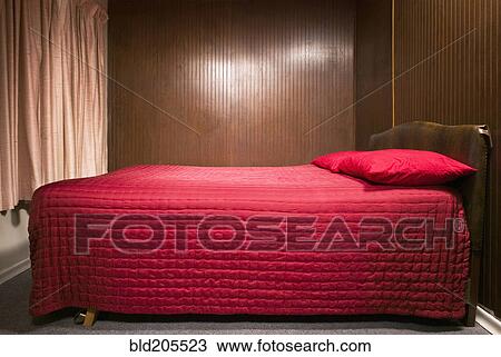 Bed in Room View Large Photo Image Stock Image - Bed in Room. Fotosearch