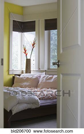 Bedroom Through a Doorway View Large Photo Image Stock Image - Bedroom Through a Doorway. Fotosearch