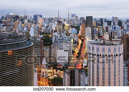 Buildings of Downtown Sao Paulo View Large Photo Image Stock Image - Buildings of Downtown Sao Paulo. Fotosearch