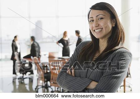Picture - Business people in conference room for meeting. Fotosearch
