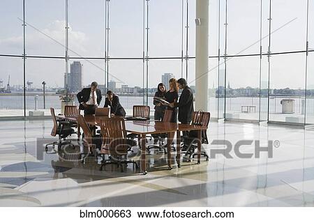 Business people in conference room for meeting View Large Photo Image Stock Image - Business people in conference room for meeting. Fotosearch