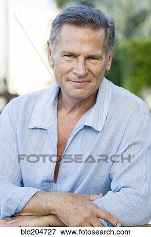 Stock Photo - Caucasian man smiling. Fotosearch