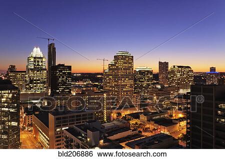 Stock Photograph - City Skyline. Fotosearch