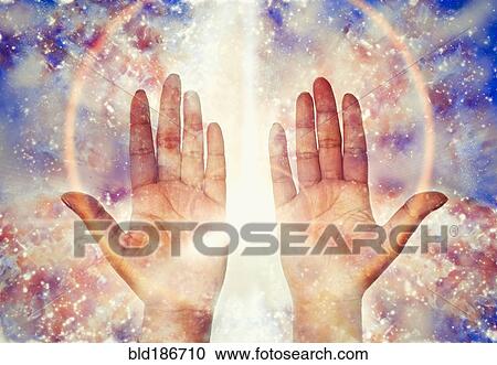 Close up of light glowing from hands of mixed race woman View Large Photo Image Stock Image - Close up of light glowing from hands of mixed race woman. Fotosearch