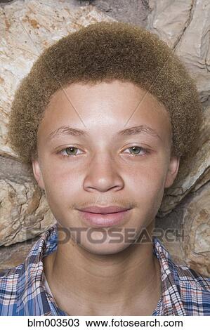 Close up of mixed race boy View Large Photo Image Stock Image - Close up of mixed race boy. Fotosearch