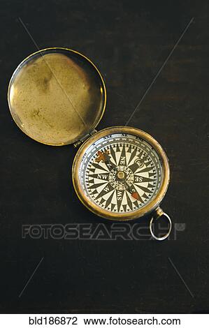 Close up of vintage compass View Large Photo Image Stock Image - Close up of vintage compass. Fotosearch