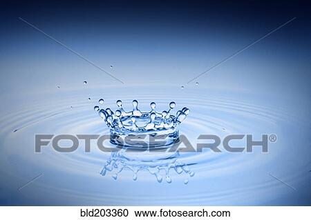 Close up of water droplet splashing View Large Photo Image Stock Image - Close up of water droplet splashing. Fotosearch