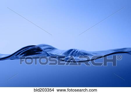 Picture - Close up of waves in water. Fotosearch