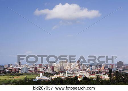 Cloud Over Durban Seen from the Berea View Large Photo Image Stock Photo - Cloud Over Durban Seen from the Berea. Fotosearch
