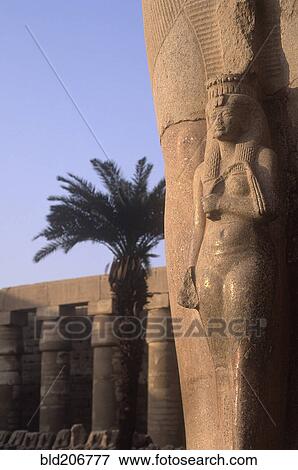 Stock Photo - Column Relief at Karnak. Fotosearch