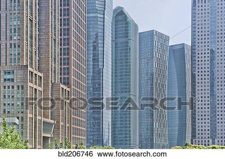 Stock Photograph - Contemporary Downtown Buildings. Fotosearch