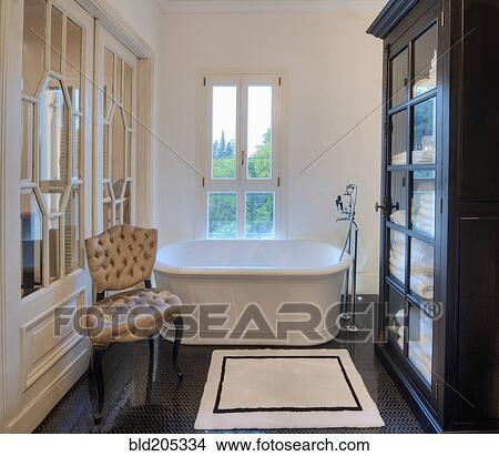 Contemporary Upscale Bathroom View Large Photo Image Picture - Contemporary Upscale Bathroom. Fotosearch
