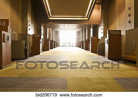 Stock Photo - Corridor in Conference Center. Fotosearch