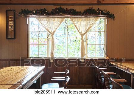 Stock Image - Country restaurant. Fotosearch
