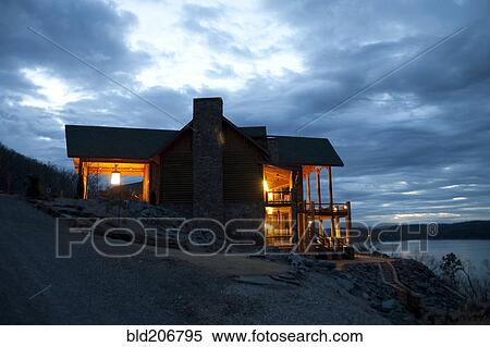 Countryside Hotel Overlooking a Lake View Large Photo Image Stock Photography - Countryside Hotel Overlooking a Lake. Fotosearch