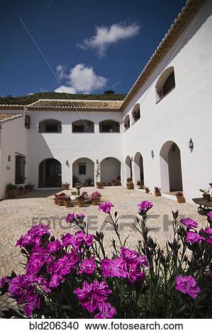 Courtyard of Hotel View Large Photo Image Stock Image - Courtyard of Hotel. Fotosearch