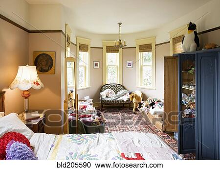 Cozy Child's Bedroom View Large Photo Image Stock Image - Cozy Child's Bedroom. Fotosearch