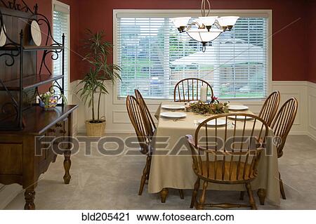 Stock Image - Dining Room. Fotosearch