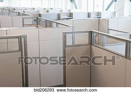 Stock Image - Empty cubicle. Fotosearch