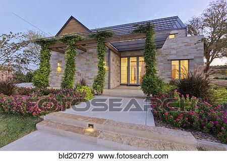 Stock Photo - Energy Efficient Home Exterior. Fotosearch