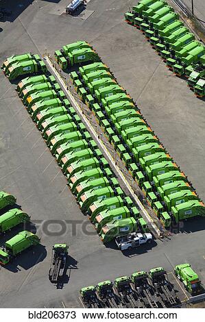 Garbage Truck Fleet View Large Photo Image Stock Image - Garbage Truck Fleet. Fotosearch