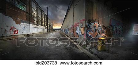 Stock Photo - Graffiti on urban walls. Fotosearch