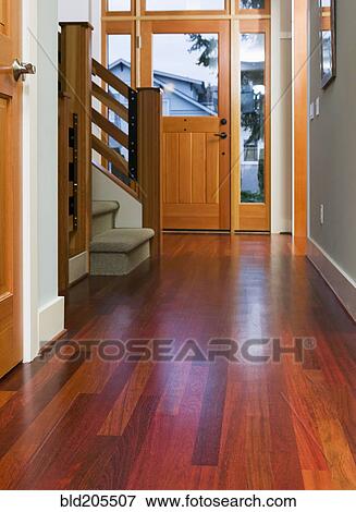 Hallway to Front Door View Large Photo Image Stock Photo - Hallway to Front Door. Fotosearch