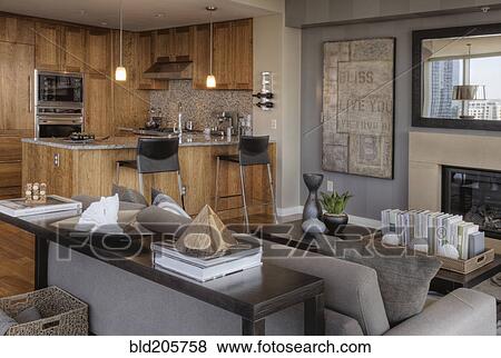 High End Living Room View Large Photo Image Stock Photo - High End Living Room. Fotosearch