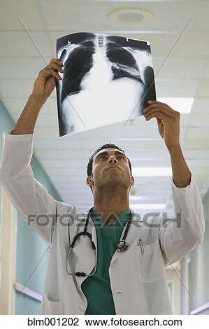 Hispanic doctor viewing x-ray View Large Photo Image Stock Image - Hispanic doctor viewing x-ray. Fotosearch
